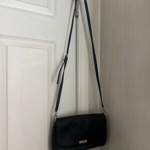 Kate Spade New York Black Leather Cross Body Purse